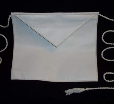 White Leather Apron