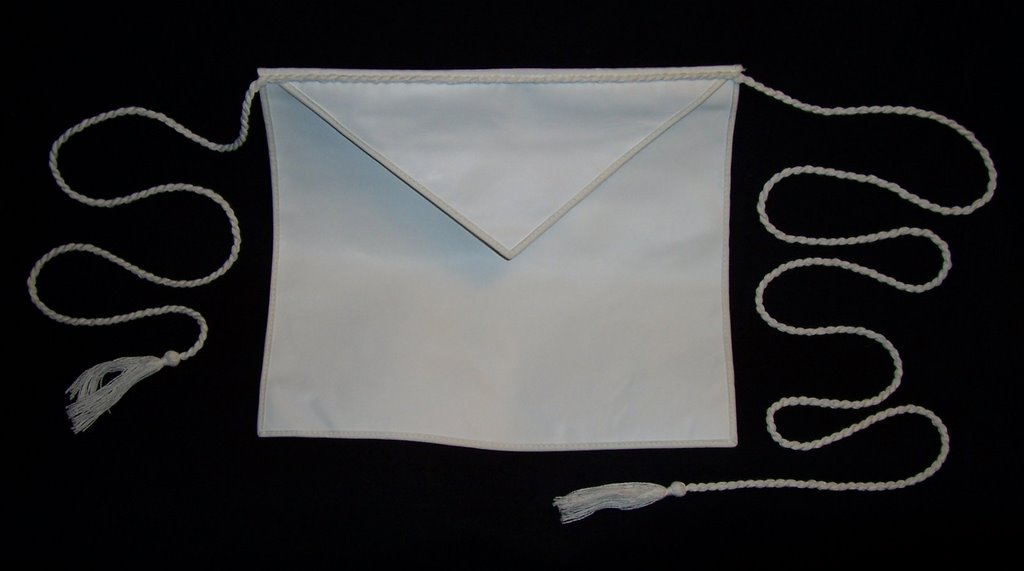 White Leather Apron