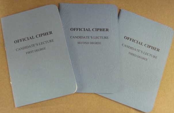 Candidate Cipher booklets